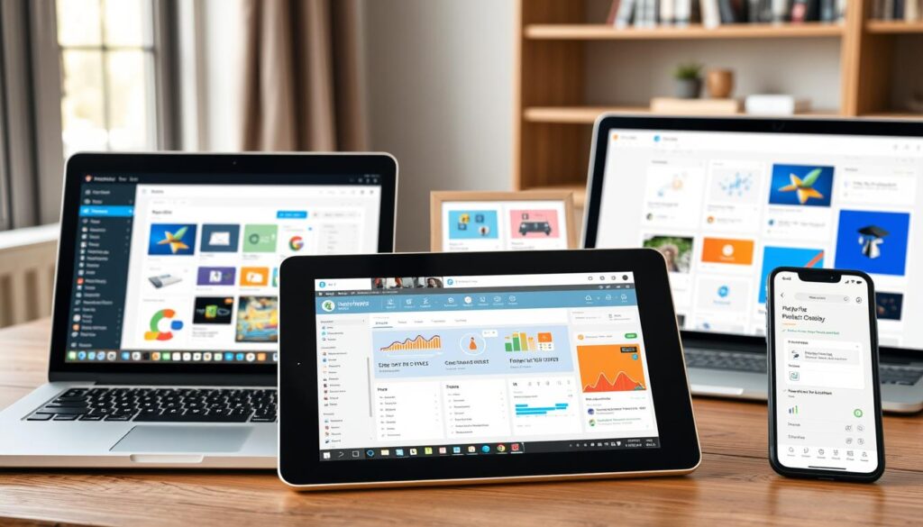 Collection of creative execution tools and applications on multiple devices
