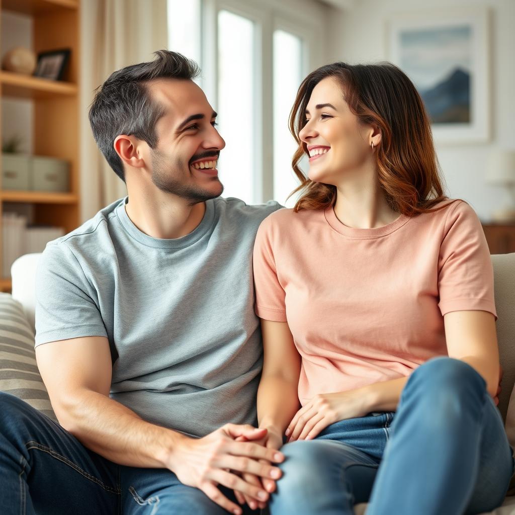 Couple who improved their relationship through online couples therapy