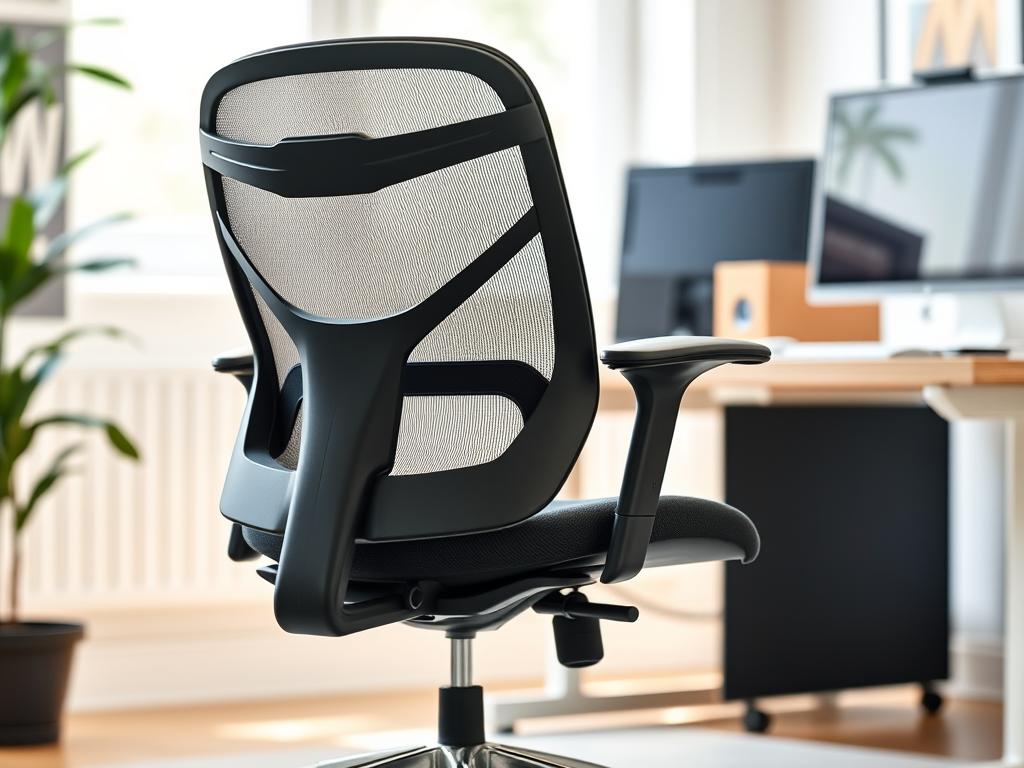 Ergonomic office chair with adjustable features