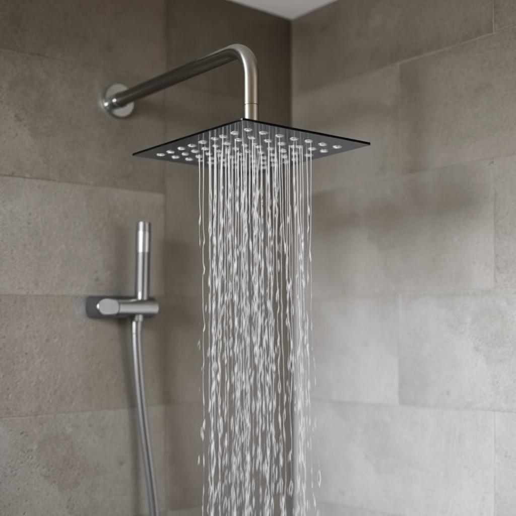 Rainfall showerhead for zen home bathroom